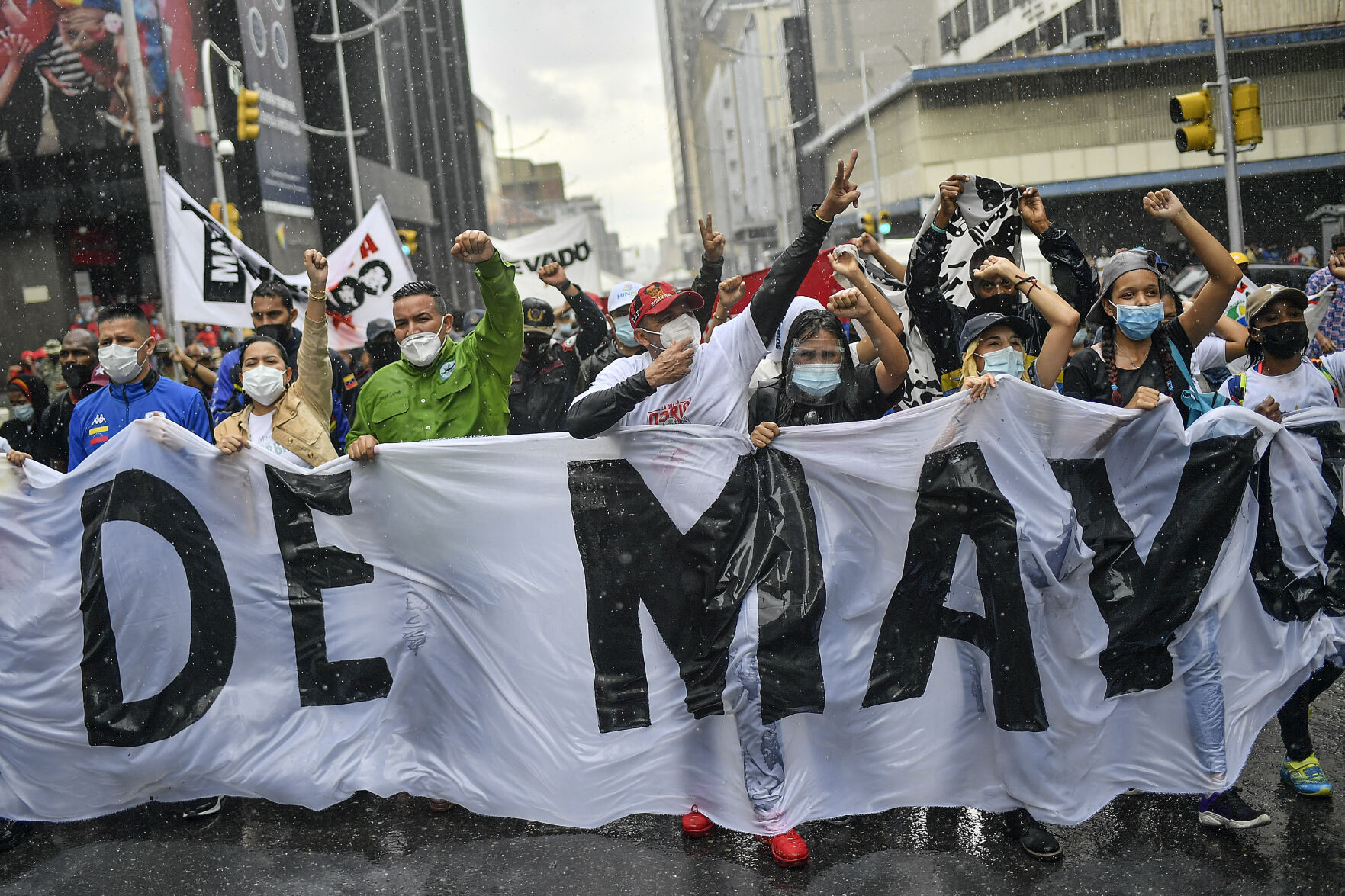 APTOPIX Virus Outbreak Venezuela - May Day